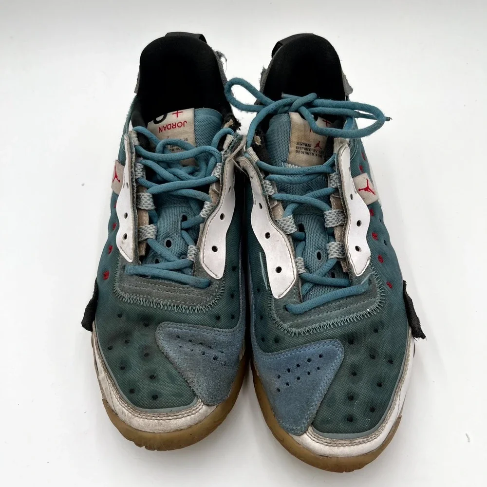 Jordan Delta 2 CV8121-400 Sneakers Mens 9 Cerulean Blue Lace Up Basketball Shoes